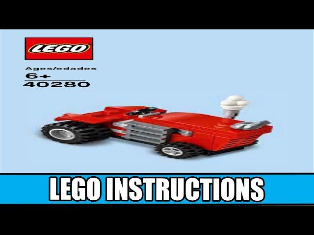 LEGO Instructions - Promotional - 40280 - Tractor - Monthly Mini Model Build