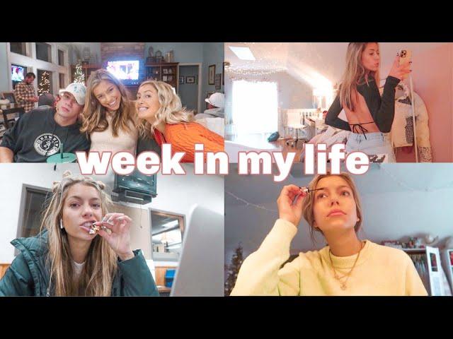 week in my life!!! school, thanksgiving, snowstorm, and so much more!