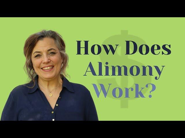 How Does Alimony Work?