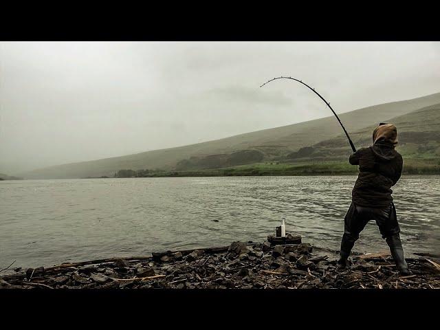 Overnight Sturgeon Fishing & Camping in the Rain