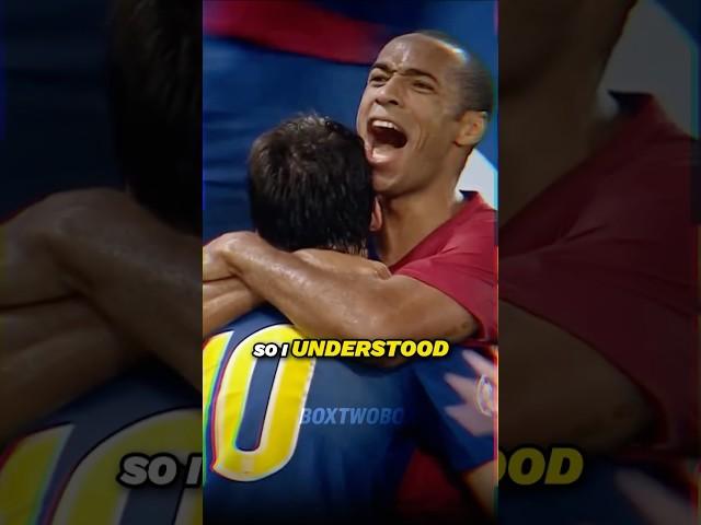 How Xavi Put Thierry Henry In His Place#shorts