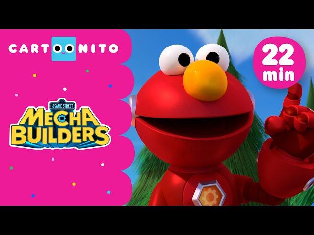 Best of Mecha Elmo | Mecha Builders | Cartoonito