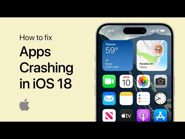 How To Fix Apps Crashing in iOS 18 - Fix Common Issues