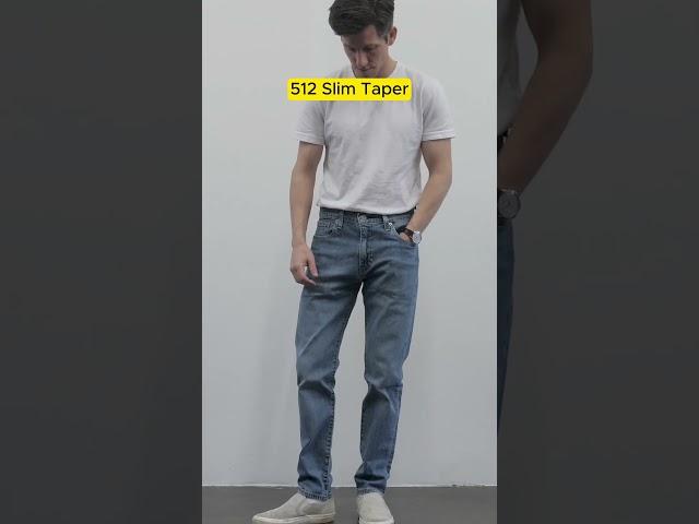 Every Levi's Jeans Fit Compared #levis #jeans #levis501 #mensfashion