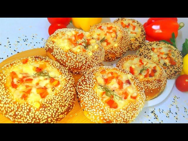 Это взрыв вкуса! Турецкая мини-пицца "Погача"! Водушное тесто как пух! Сочная, вкуснейшая начинка!