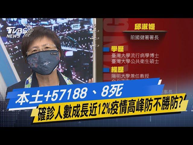 少康戰情室｜本土+57188、8死 確診人數成長近12%疫情高峰防不勝防?