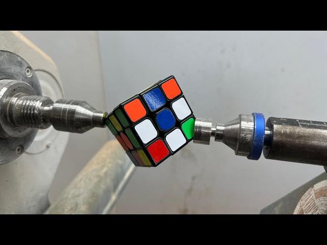 I Woodturned a RUBIK'S CUBE into the WORLD'S MOST UNEXPECTED EGG!