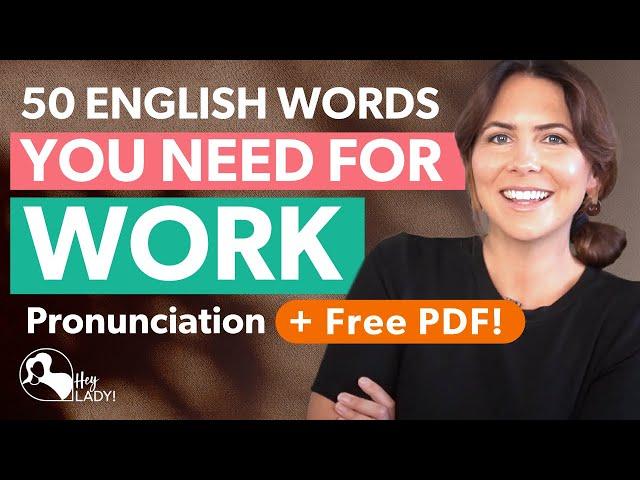 How To Pronounce 50 Business English Words