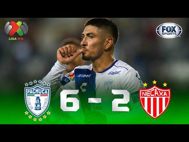 Pachuca - Necaxa [6-2] | GOLES | Jornada 15 | Liga MX