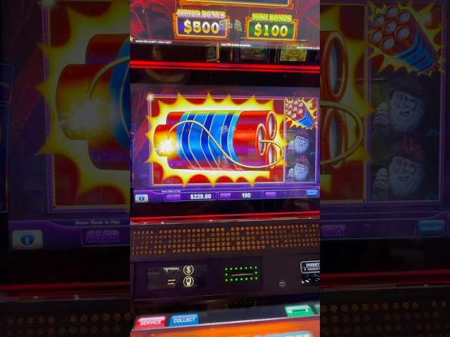 EUREKA BLAST SLOT! HUGE DYNAMITE! SO CLOSE! #slots #casino #jackpot #gambling #slot #slotmachine