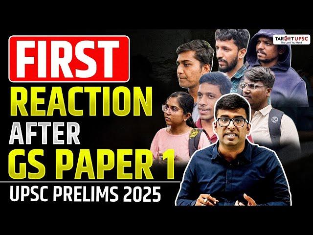 How Was UPSC Prelims 2025 GS Paper 1 |  First Reaction | Paper was Very.....#upscprelims2025