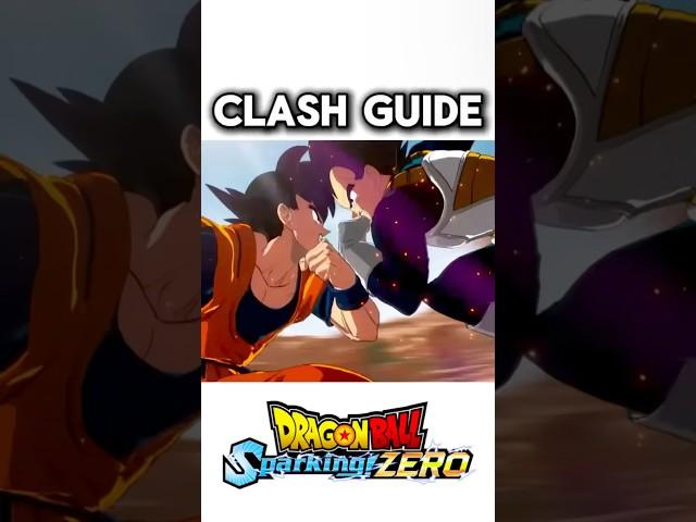 How To Get Better At Clashes! | Dragon Ball Sparking Zero #dbsparkingzero #dragonballsparkingzero