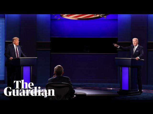 'Will you shut up, man?': Biden and Trump clash in first US presidential debate