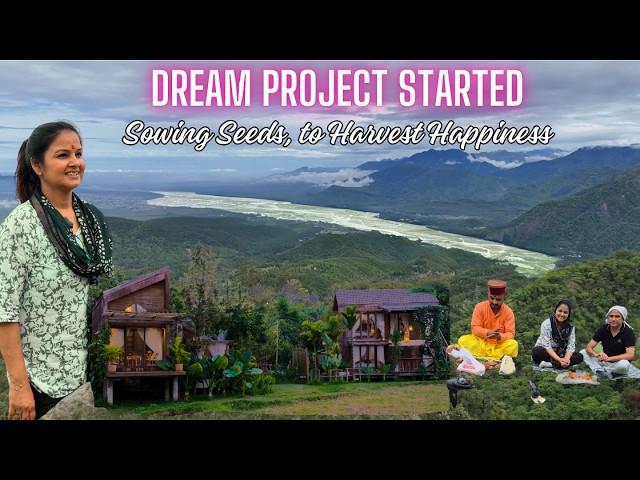 Started our dream project - Bhoomi Pujan - Beautiful scenic views in Monsoon