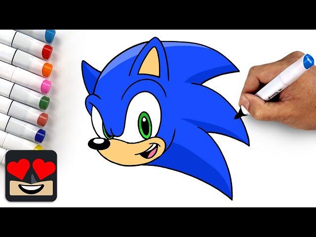 How To Draw Sonic the Hedgehog for Beginners