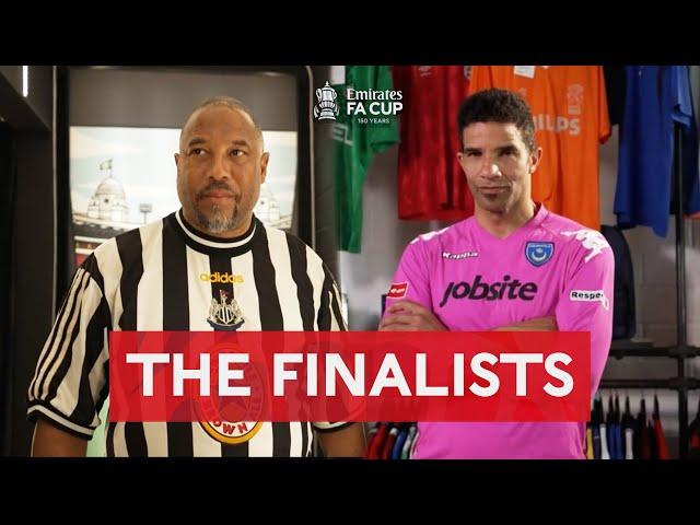 The Finalists | John Barnes v David James Ultimate Classic Football Shirt | Emirates FA Cup