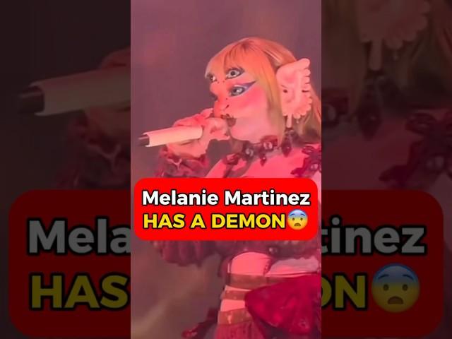 MELANIE MARTINEZ has a DEMON? #melaniemartinez #demonic #demon #god #shorts