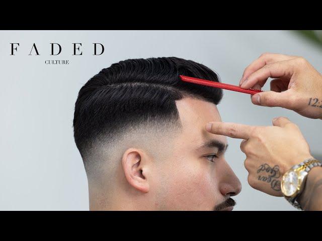 How to do a PERFECT comb over, Faded Culture 