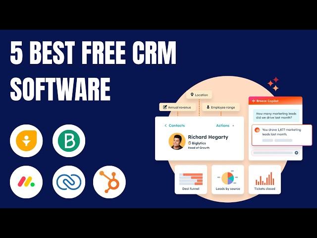 5 Best FREE CRM Software Sytems 2024 (Comparison & Full Demo)