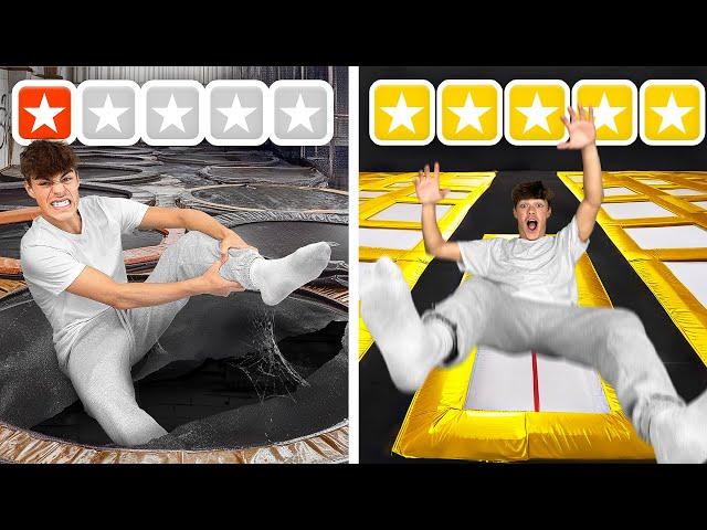 I Tested 1 Star Vs 5 Star Trampoline Parks.