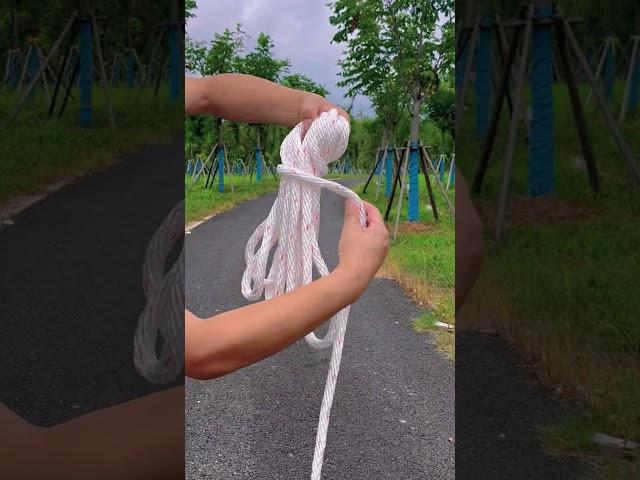 The Better Way to Coil Rope  #lifeskills  #knots