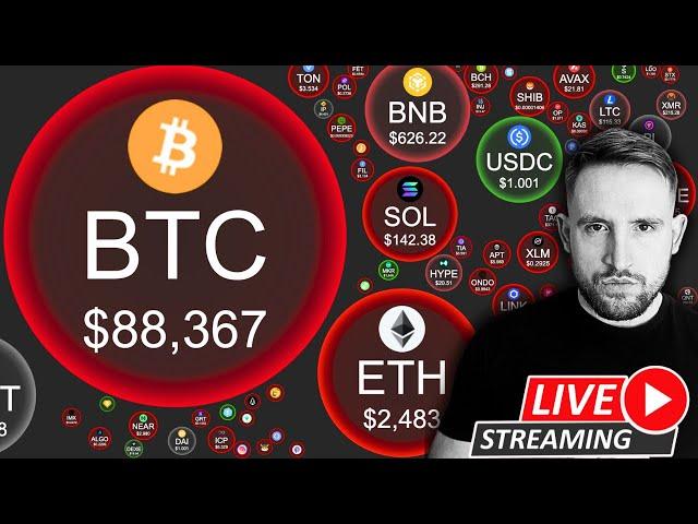 AMA LIVE: Crypto Crash, BIG SEC NEWS, Trump Golden  Visa, SOL unlikely to Bounce Back?