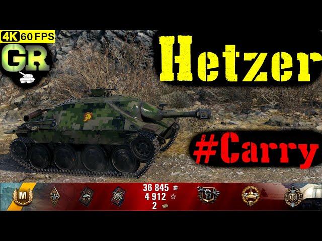 World of Tanks Jagdpanzer 38(t) Hetzer Replay - 12 Kills 2.2K DMG(Patch 1.4.1)