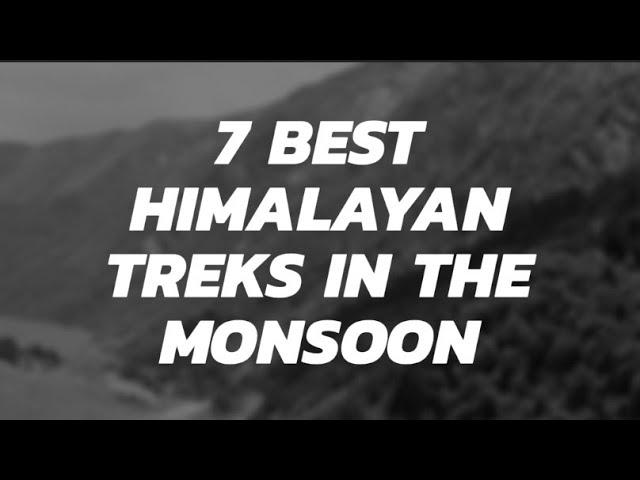 7 Best Himalayan Treks in Monsoon #shorts | Himachal Treks | Kashmir Treks