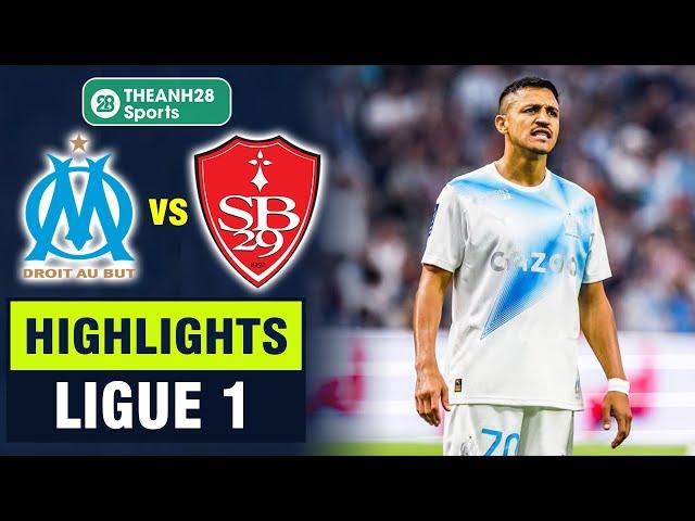 Highlights MARSEILLE vs BREST | Trận thua bạc nhược, Sanchez gây thất vọng