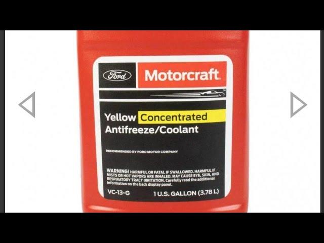 Ford Coolant Yellow VC13G - With Orange Dexcool - Let's Chat - SSM in pinned post