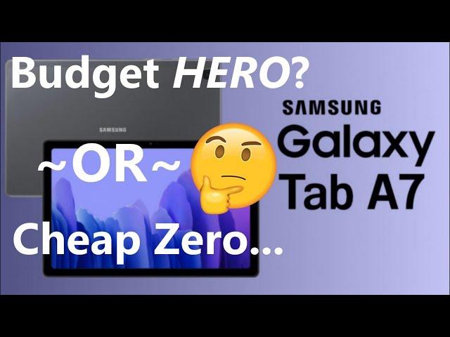 Samsung GALAXY TAB A7: Is this the BEST budget tablet available in 2021? *UNSPONSORED*
