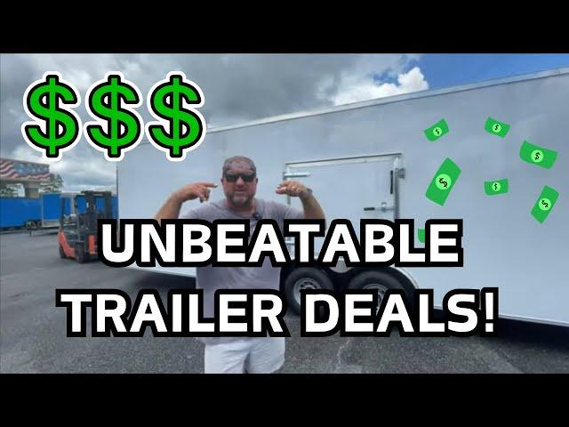 Lane Morgan's Trailer Rundown: Killer Deals on 8.5x24 Polycore Car Hauler Trailers!