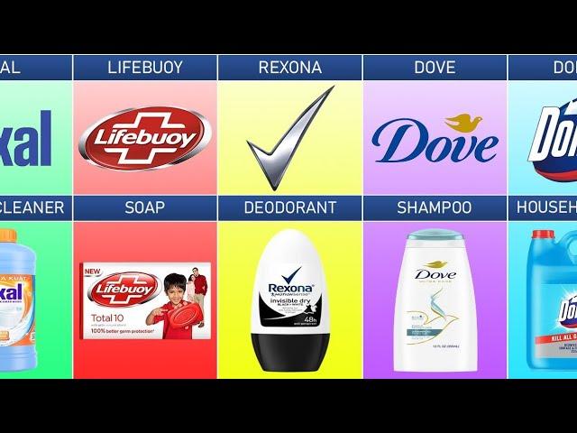 List Of Unilever Brands From Different  || Life Rules 4U