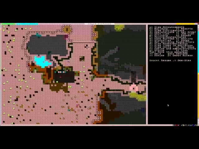 Masterwork Dwarf Fortress w/ rendermax + multilevel plugin