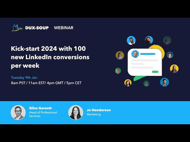 Kick start 2024 with 100 LinkedIn conversions per week