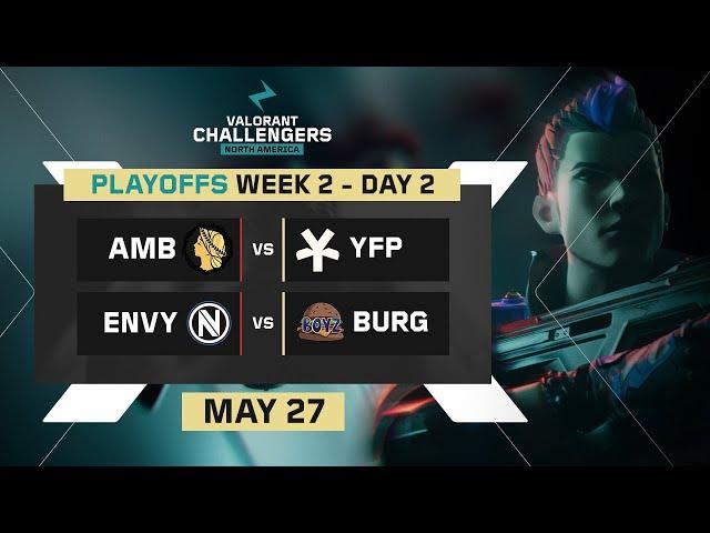 AMB vs YFP | VALORANT Challengers NA | W8D2 | Lower Bracket Semifinals | Playoffs Stage 2