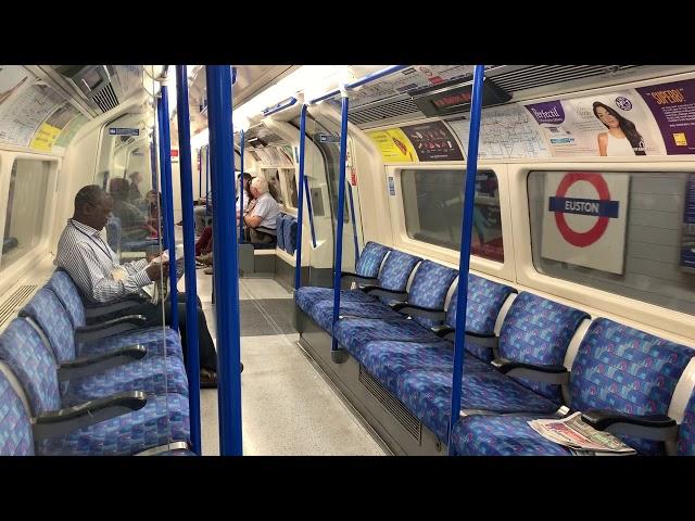 London Underground From Euston To Kings Cross/ST Pancras Railway Station