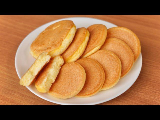 Make this best snack with 2 eggs! (No oven, No flour)