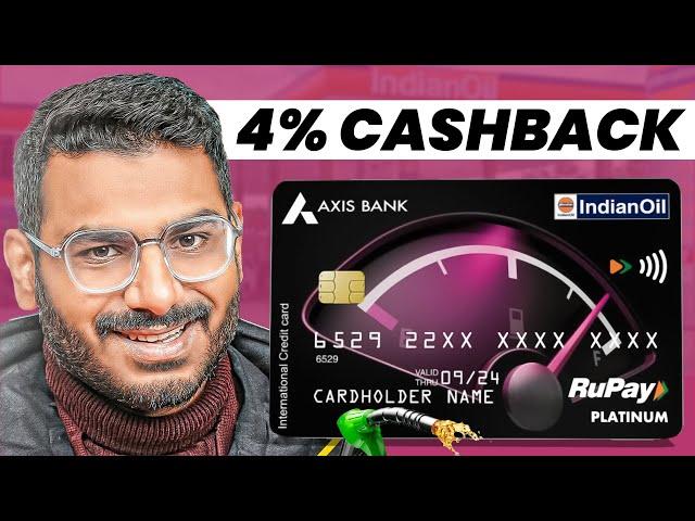 Axis Bank Indian Oil Credit Card - 4% Cashback On Fuel