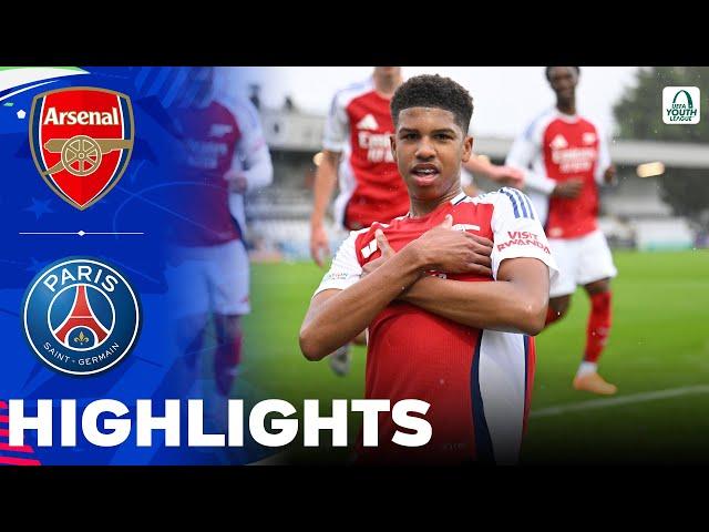 Arsenal vs PSG | Highlights | UEFA Youth League 01-10-2024