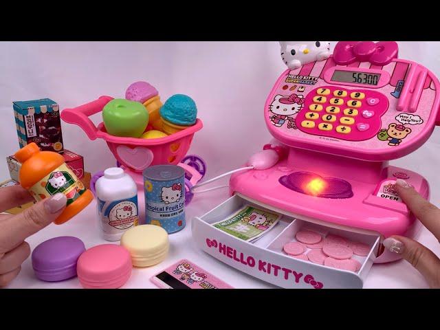 [toy asmr] Hello Kitty Cash Register PlaySet ASMR Satisfying with Unboxing No Talking Review Toys