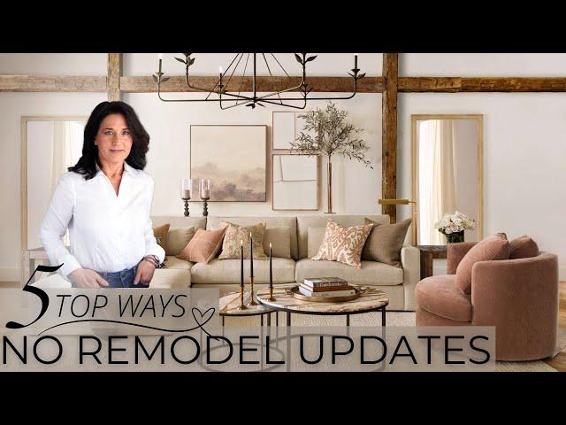 5 Top Ways To Update Your Home Without Remodeling | Interior Design