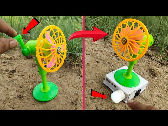 Amazing Inventions | How To Make Hand Fan To Chargeable Electric Fan