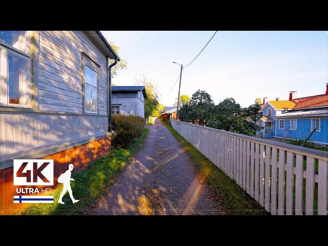 Walking in Loviisa: Early Autumn Morning Walk in Finland - Slow TV 4K