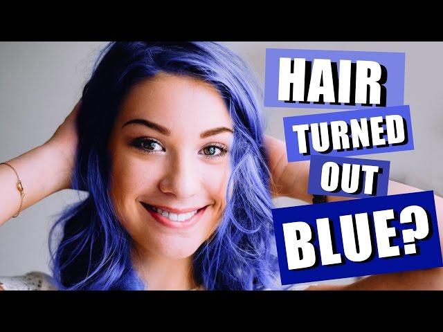 HAIR turned out BLUE?!  Just Say Eleanor