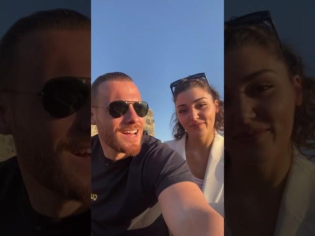 Hande Erçel and Kerem Bürsin live on Instagram - 06/09/2021