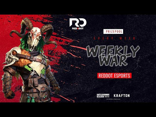 WEEKLY WAR QULIFY ROUND | LIGHTFORCE ESPORTS | REDDOT ESPORTS #bgmi#live