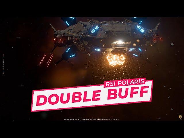 POLARIS: Double Buff & Combating Endless Enemies | An Epic & Cinematic Experience | Star Citizen