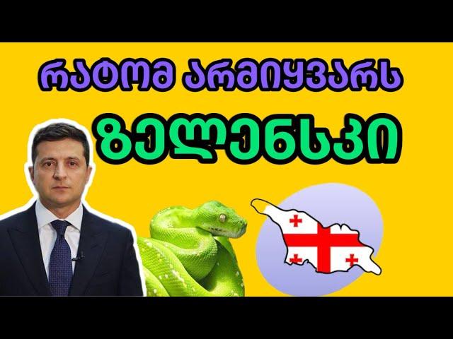 რატომ არ მიყვარს  ზელენსკი