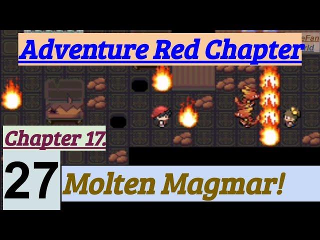 Pokemon Adventure Red Chapter #27 Molten Magmar! Museum On Fire & Diglett's Cave Fossils